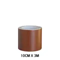 Leder Klebeband selbstklebend 5 bis 20 cm – Farbe brown 10cmX3m