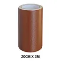 Leder Klebeband selbstklebend 5 bis 20 cm – Farbe brown 20cmX3m