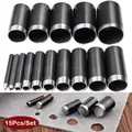 Leder-Kreisschneider-Werkzeugset 15-teilig 1 bis 15 mm – 1