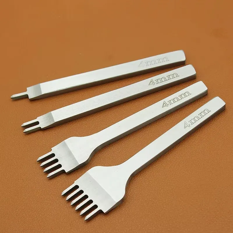Leder Lochstanzer Set Diamant Widerhaken Flachschneidewerkzeug