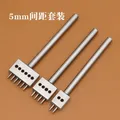 Leder Lochstanzer Werkzeug Set Rundstanzer DIY Handwerk – Farbe 5mm