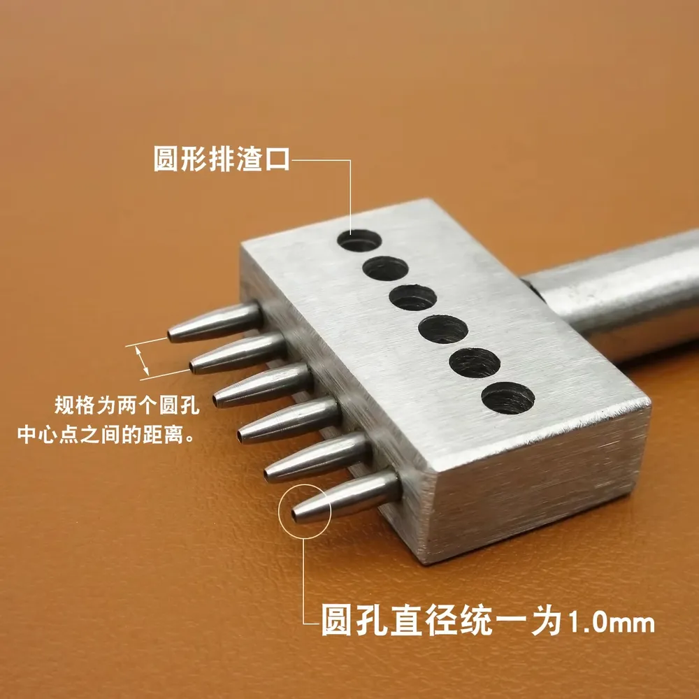 Leder Lochstanzer Werkzeug Set Rundstanzer DIY Handwerk