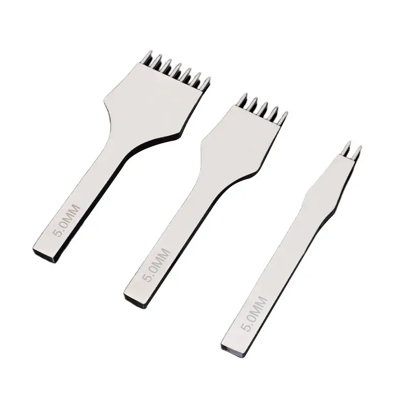 Leder Meißel 3 bis 5 mm Abstand für Nähte