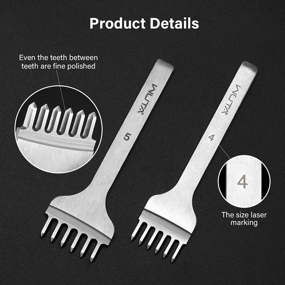Leder Meißel Diamond 3 bis 6 mm für Nähen