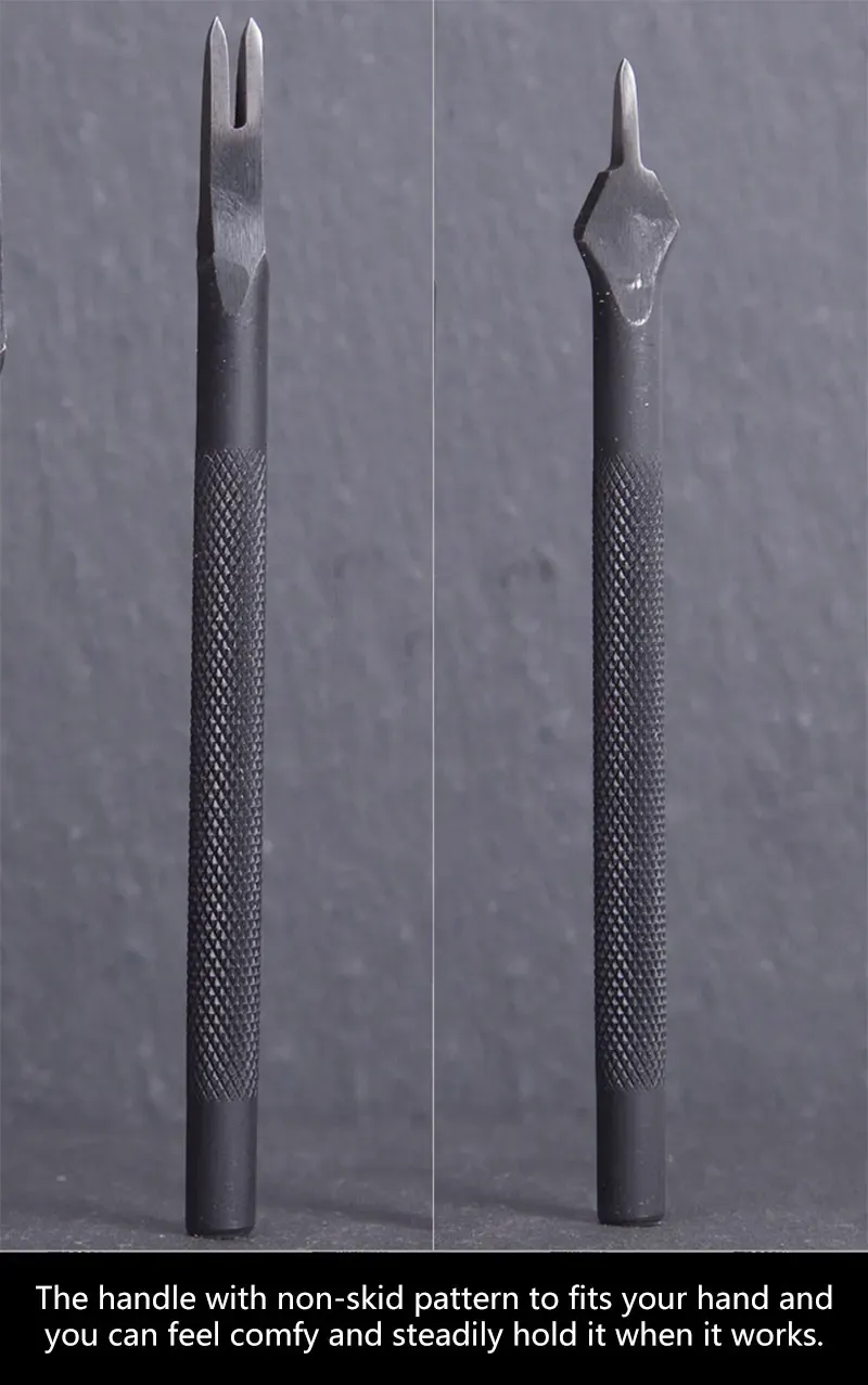 Leder Meißel Diamond Point 3 bis 4 mm