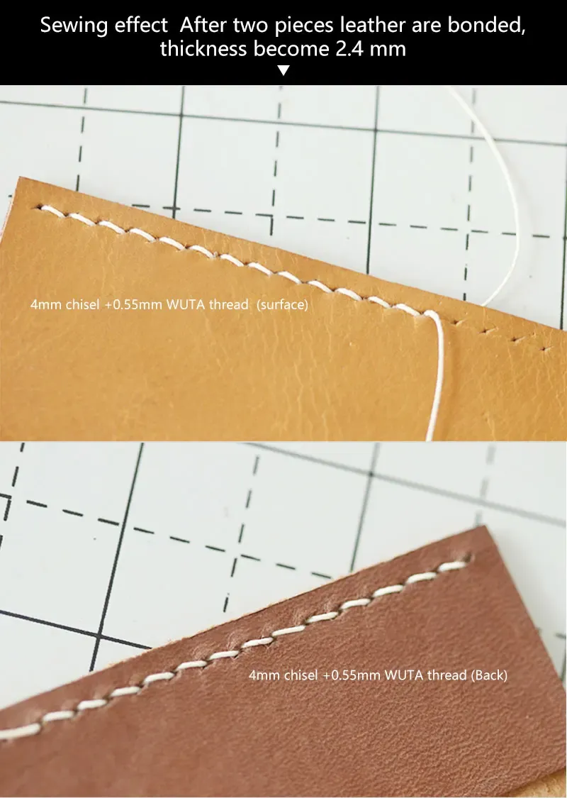 Leder Meißel Diamond Point 3 bis 4 mm