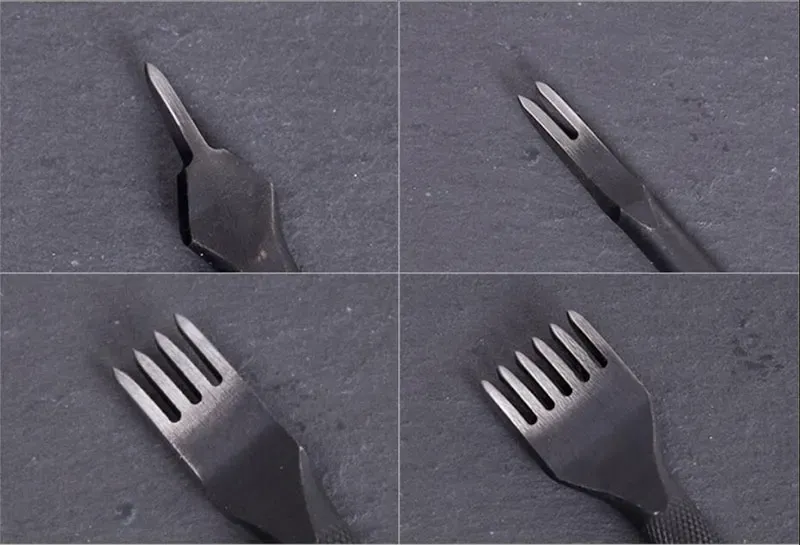 Leder Meißel Diamond Point 3 bis 4 mm