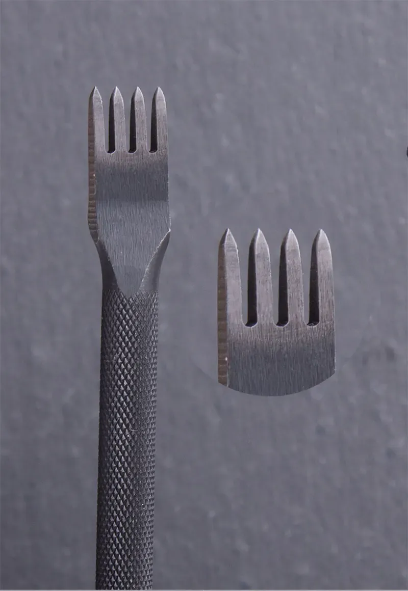Leder Meißel Diamond Point 3 bis 4 mm