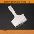 Leder Meißel Eisen Französisch Stil Stanzen Werkzeuge – Color Obverse 3.38 20teeth