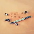 Leder Muster Stanzen Werkzeug Set 9 Stück DIY Handwerk – 1