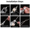 Leder Nähen Ahle Faden Kit für Reparatur – 6