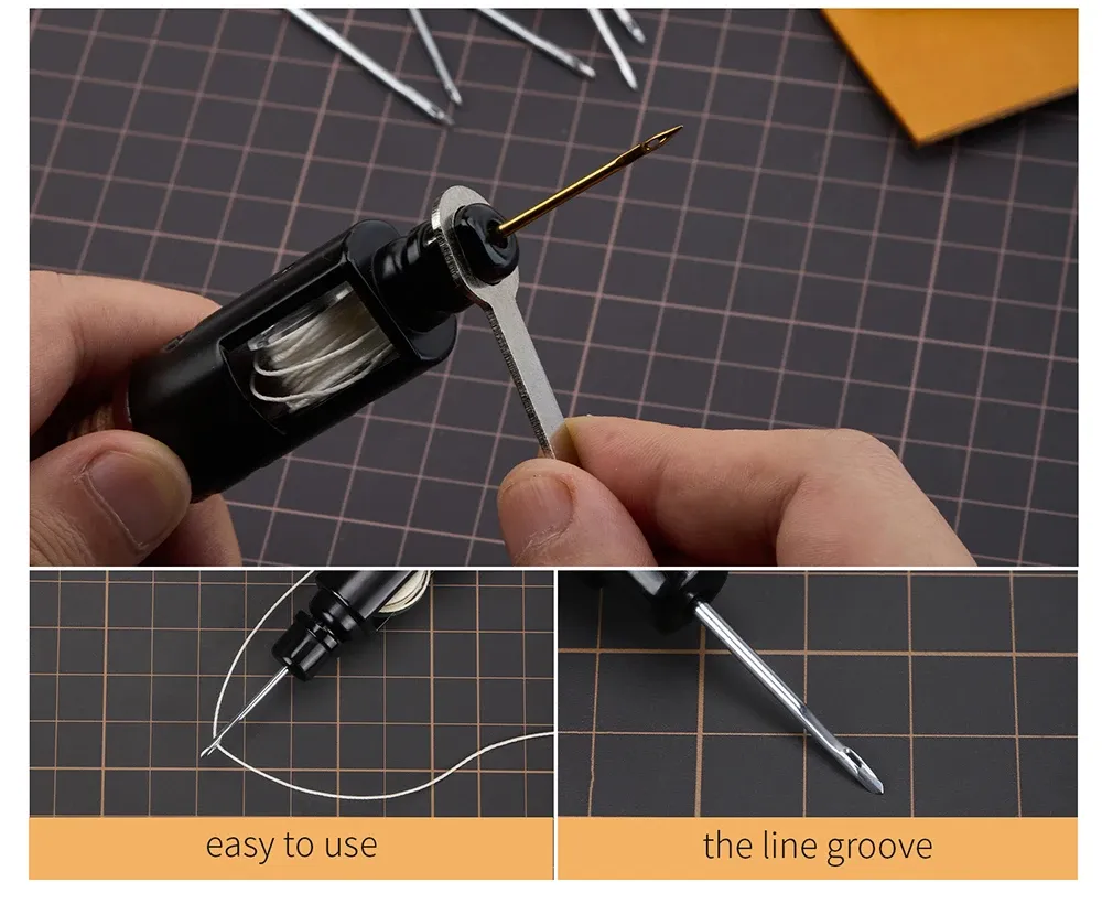 Leder Nähen Ahle Faden Kit für Reparatur