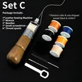Leder Nähen Ahle Faden Kit für Reparatur – Farbe Set C-6 thread