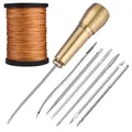 Leder Nähen Ahle Nadel mit Kupfer Griff Set – 1