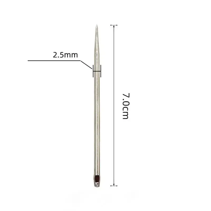 Leder Nähen Ahle Nadel mit Kupfer Griff Set