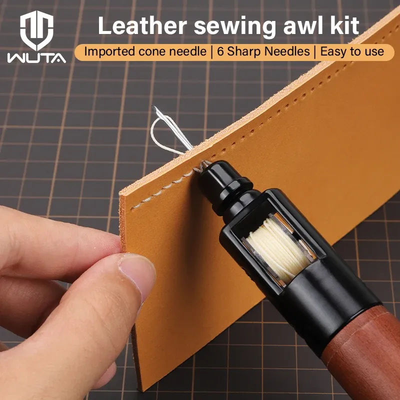 Leder Nähmaschine Ahle Faden Kit für schnelle Nähte