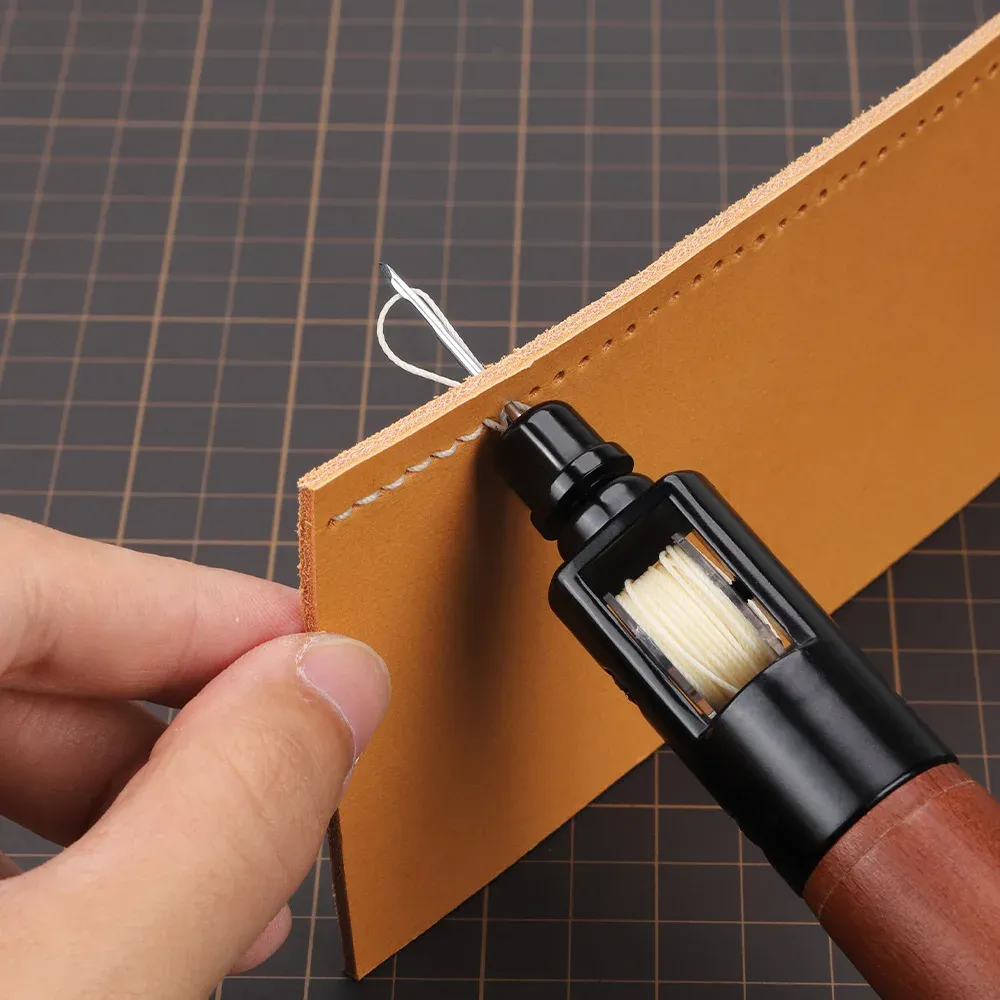 Leder Nähmaschine Ahle Faden Kit für schnelle Nähte