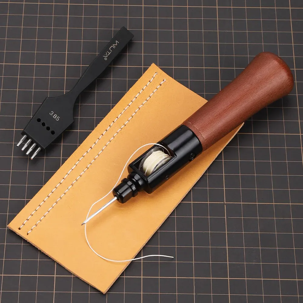 Leder Nähmaschine Ahle Faden Kit für schnelle Nähte