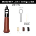 Leder Nähmaschine Ahle Faden Kit für schnelle Nähte – Farbe Set A-Old set