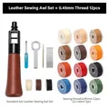 Leder Nähmaschine Ahle Faden Kit für schnelle Nähte – Farbe Set C0.45mm 12thread