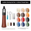 Leder Nähmaschine Ahle Faden Kit für schnelle Nähte – Farbe Set C0.55mm 12thread
