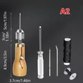 Leder Nähmaschine Ahle Faden Kit Schuster Reparatur Werkzeuge – Color hellgrün (A2)