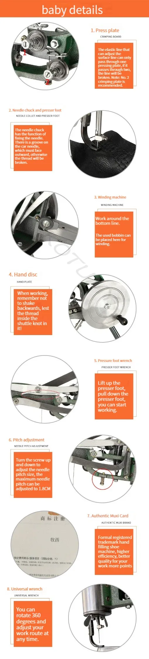 Leder Nähmaschine Schuh Reparatur