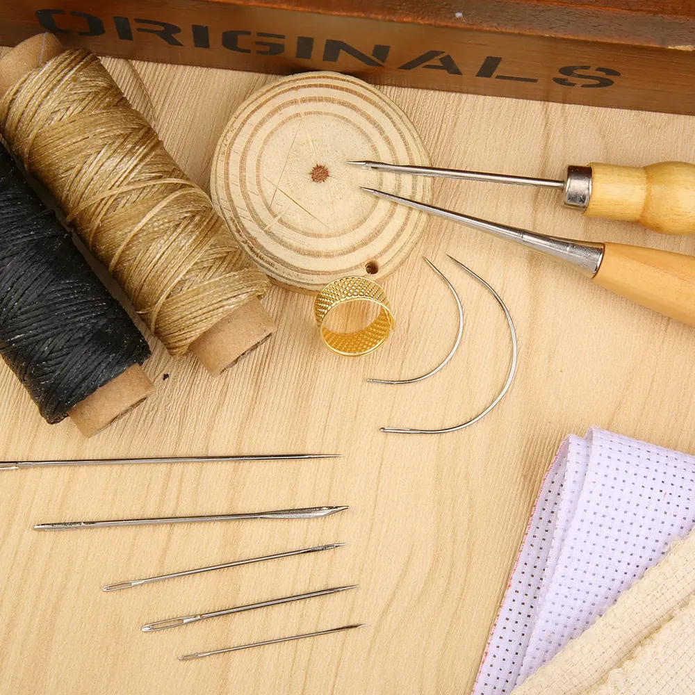 Leder Nähset 13 Teile für Reparaturen