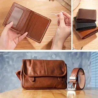 Leder-Nähset 13-teilig für Handtaschen und Schuhe