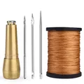 Leder Nähset Kupfergriff Nadel Öse für Leder Leinwand Schuhe – Farbe Set 03
