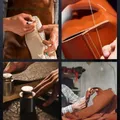 Leder Nähwerkzeugset 28 bis 32 Teile mit Nadeln und Faden – 4