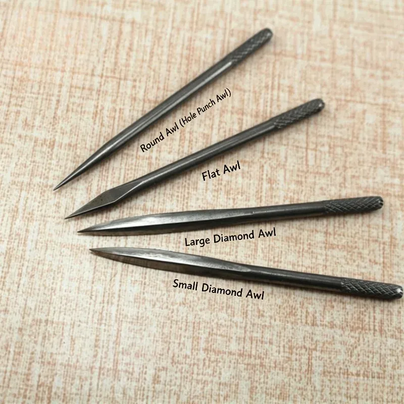 Leder Nähwerkzeugset 4-in-1 mit austauschbaren Klingen