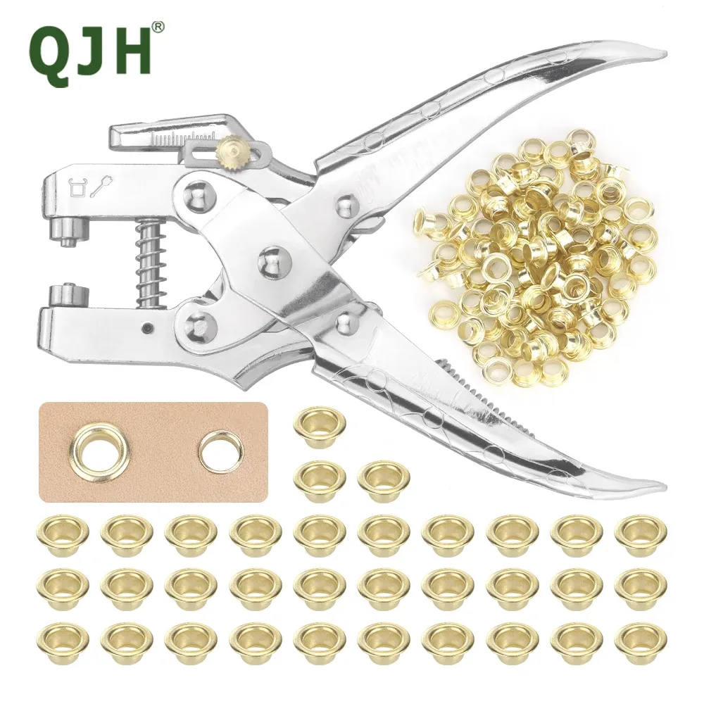 Leder Ösenzange mit Ösen-Set für Schuhe und Kleidung
