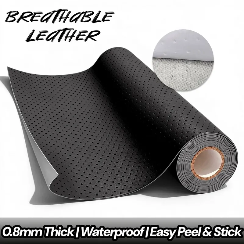 Leder Patch PU atmungsaktiv selbstklebend für Sofa Autositz und Möbel 10 bis 50 cm