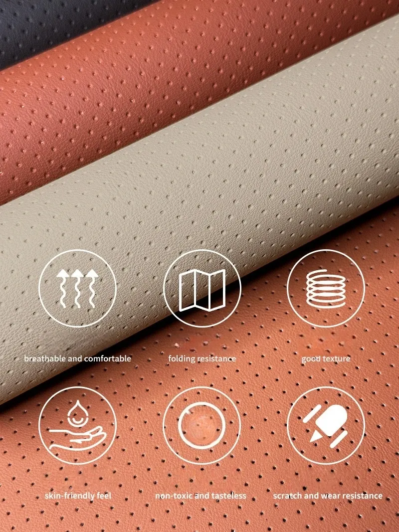 Leder Patch PU atmungsaktiv selbstklebend für Sofa Autositz und Möbel 10 bis 50 cm