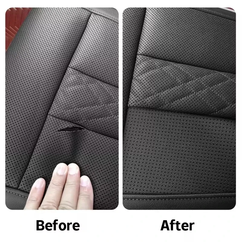 Leder Patch PU atmungsaktiv selbstklebend für Sofa Autositz und Möbel 10 bis 50 cm