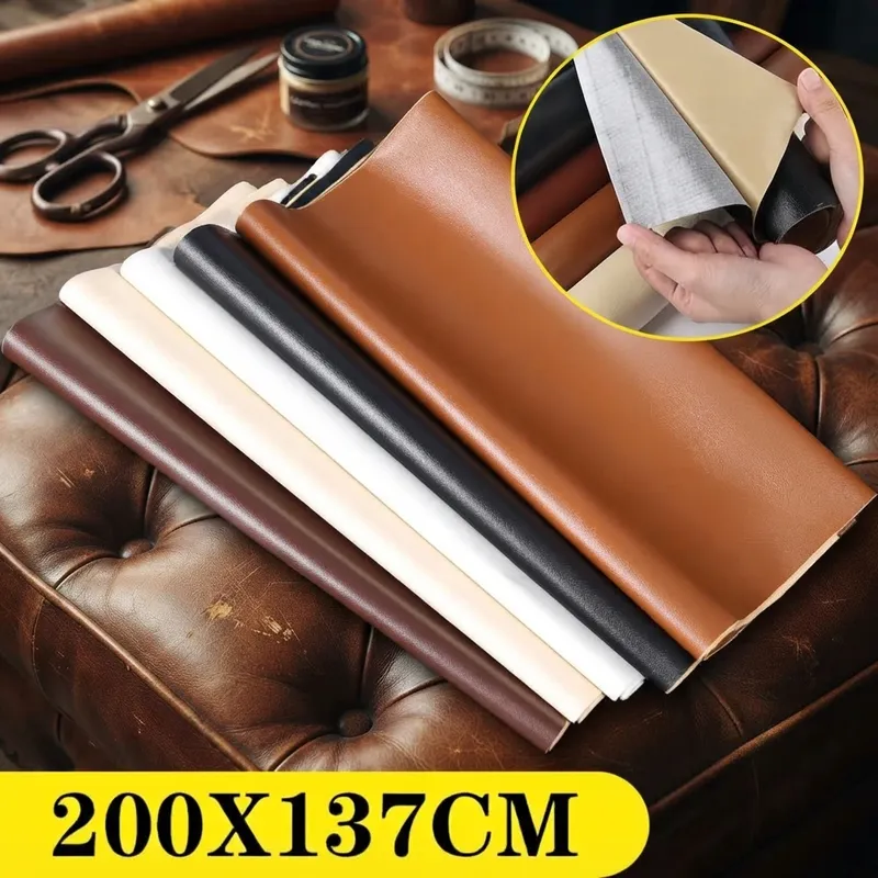 Leder Patch PU selbstklebend für Auto Sofa Bett und Stuhl 35 bis 200 cm