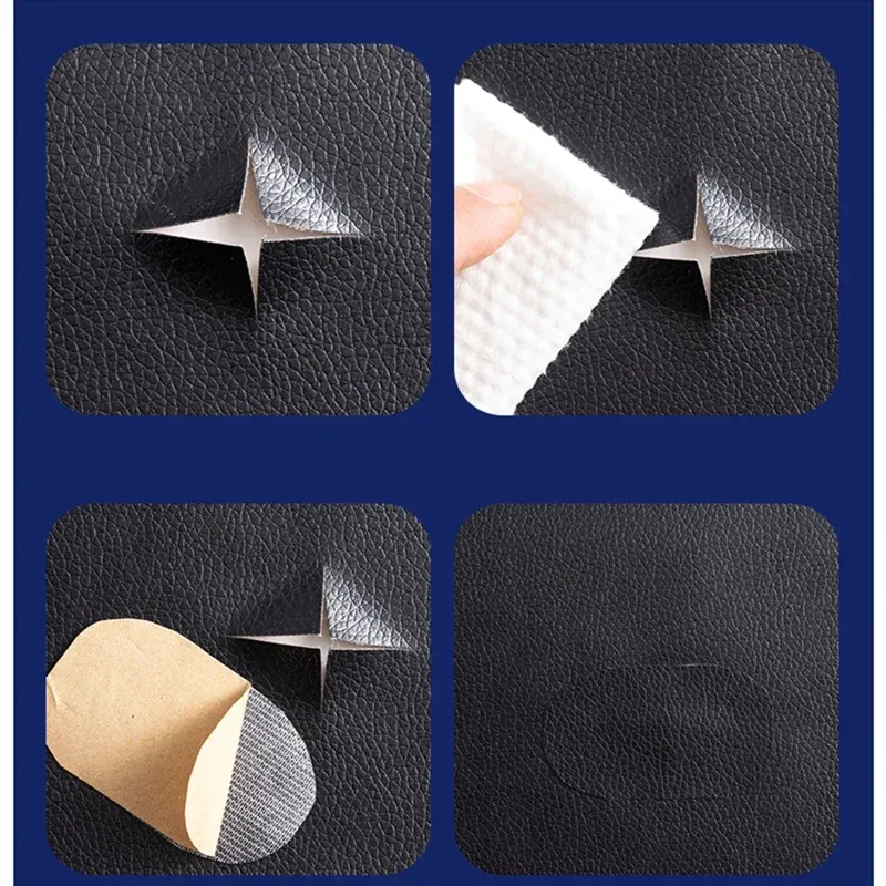 Leder Patch PU selbstklebend für Auto Sofa Bett und Stuhl 35 bis 200 cm