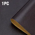 Leder Patch PU selbstklebend für Auto Sofa Bett und Stuhl 35 bis 200 cm – Farbe Dark Brown-1