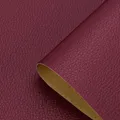 Leder Patch PU verdickt selbstklebend für Sofa Sitz 50 bis 100 cm – Farbe Claret