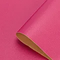 Leder Patch PU verdickt selbstklebend für Sofa Sitz 50 bis 100 cm – Farbe Rose Red