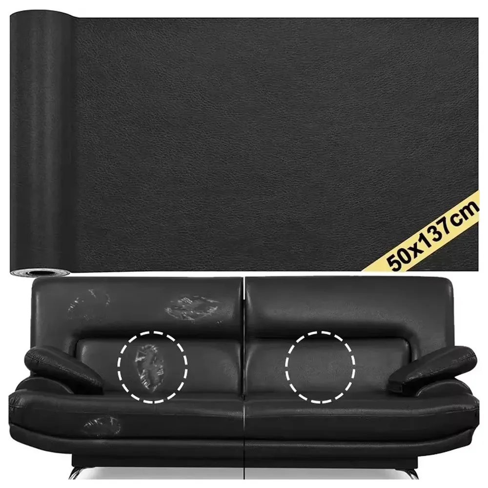 Leder Patch selbstklebend für Auto Möbel und Sofa 20 bis 50 cm