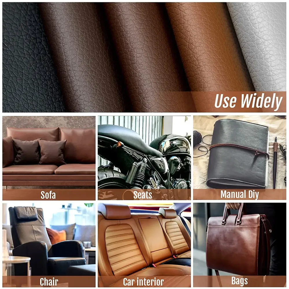 Leder Patch selbstklebend für Möbel Schuhe und Sofa 50 bis 100 cm