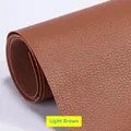 Leder Patch selbstklebend für Möbel Schuhe und Sofa 50 bis 100 cm – Farbe Light Brown