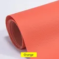 Leder Patch selbstklebend für Möbel Schuhe und Sofa 50 bis 100 cm – Farbe Orange