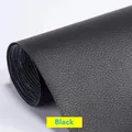 Leder Patch selbstklebend für Möbel Schuhe und Sofa 50 bis 100 cm – Farbe Black