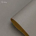 Leder Patch selbstklebend für Sofa Auto Sitz und Tasche 10 bis 50 cm – Farbe Grey