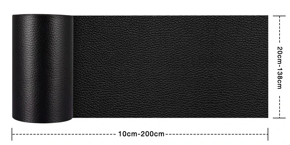 Leder Patch selbstklebend für Sofa Auto Sitz und Tasche 10 bis 50 cm