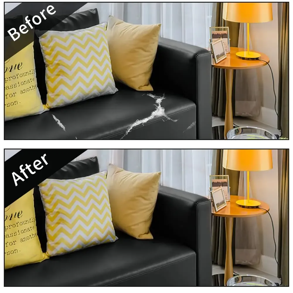 Leder Patch selbstklebend für Sofa Auto Sitz und Tasche 10 bis 50 cm