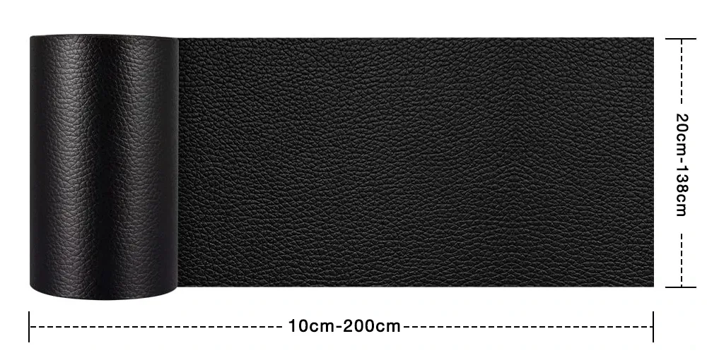 Leder Patch selbstklebend für Sofa Auto Sitz und Tasche 35 bis 300 cm
